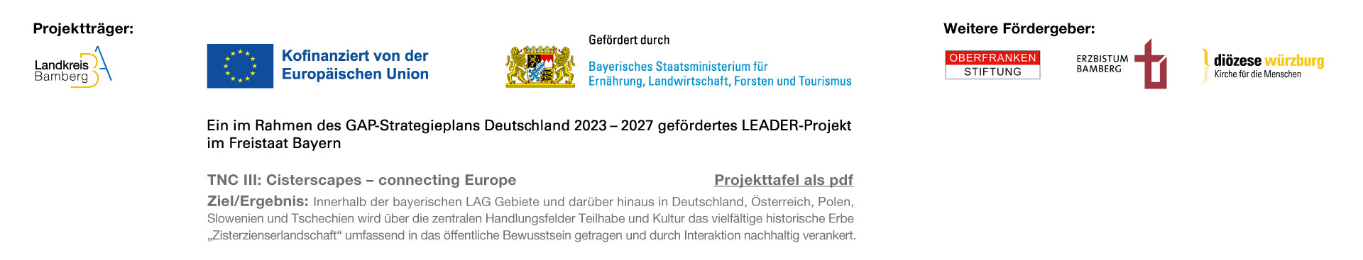 Fördergeber und Projektträger